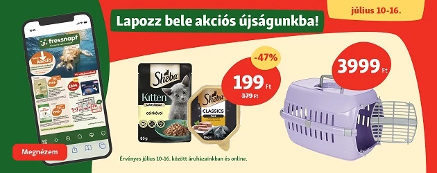 Állatfelszerelés és Állateledel Webshop - Fressnapf Webáruház