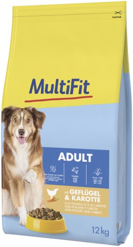 MultiFit kutya szárazeledel adult szárnyas 12kg