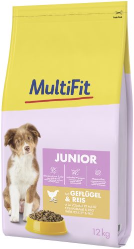 MultiFit kutya szárazeledel junior szárnyas 12kg