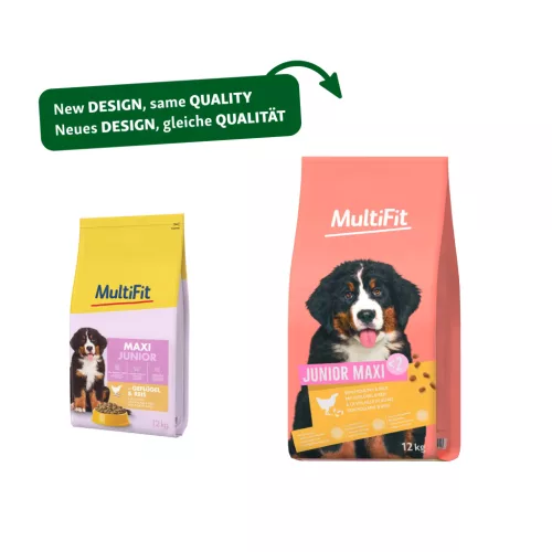 MultiFit száraz kutyaeledel maxi junior szárnyas 12kg