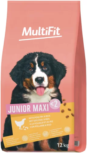 MultiFit száraz kutyaeledel maxi junior szárnyas 12kg