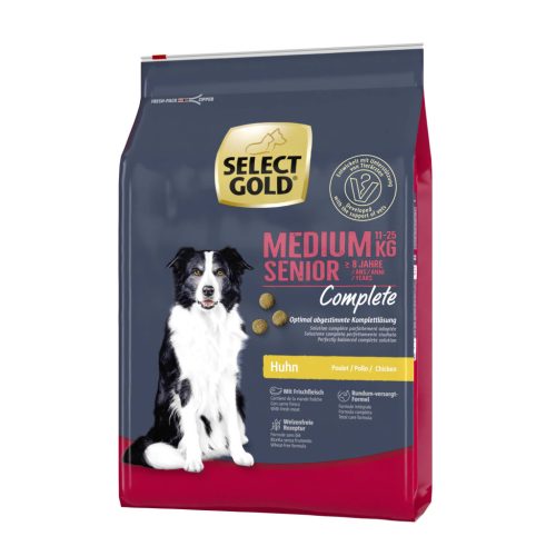 Select Gold Complete kutya szárazeledel medium senior csirke 4kg