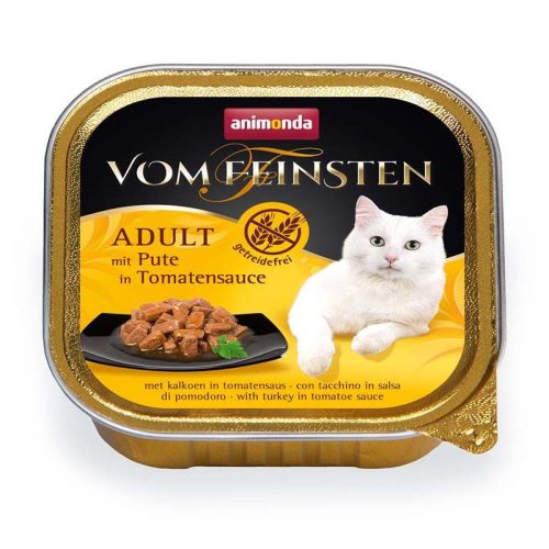 Animonda vom Feinsten macska tálka pulyka paradicsomszószban 32x100g