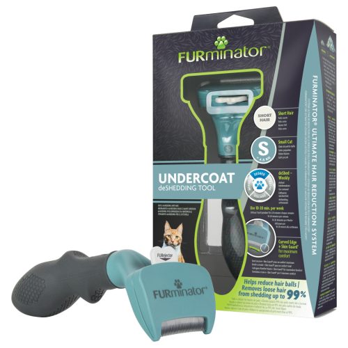 FURminator aljszőrkefe kistestű, rövid szőrű macskáknak S