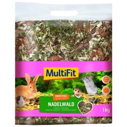 MultiFit kisemlősalom tűlevelű erdő 10l