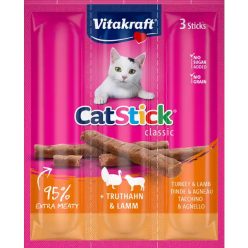 Vitakraft Stick macska jutalomfalat pulyka&bárány 3x18g