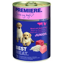 Premiere Best Meat kutya konzerv junior csirke&marha 6x400g