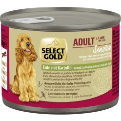   Select Gold Sensitive kutya konzerv adult kacsa&burgonya 6x200g