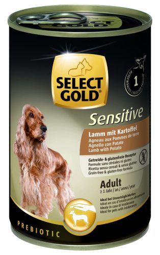 Select Gold Sensitive kutya konzerv adult bárány&burgonya 6x400g