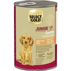   Select Gold Sensitive kutya konzerv junior csirke&rizs 6x400g
