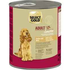 Select Gold Sensitive kutya konzerv adult csirke&rizs 6x800g