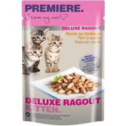 Premiere Deluxe Ragout macska tasak kitten szárnyas 22x85g