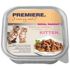 Premiere Royal Ragout macska tálka kitten szárnyas 16x100g