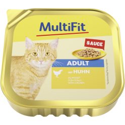 MultiFit macska tálka ragu adult csirke 16x100g