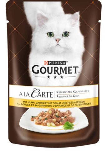 Gourmet A la Carte macska tasak csirke&tészta 26x85g