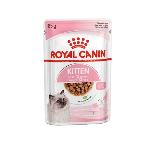 Royal Canin Feline Health Nutrition macska tasak kitten szószban 12x85g