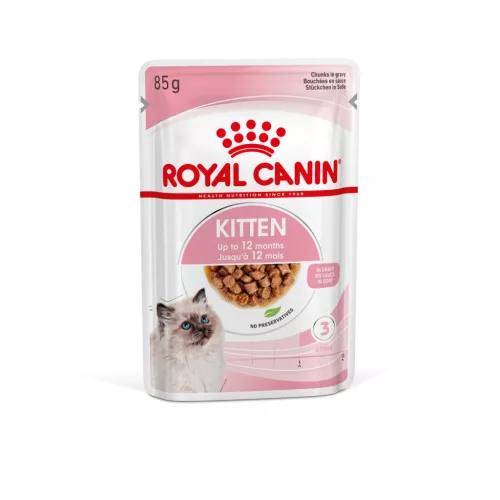 Royal Canin Feline Health Nutrition macska tasak kitten gravy 12x85g