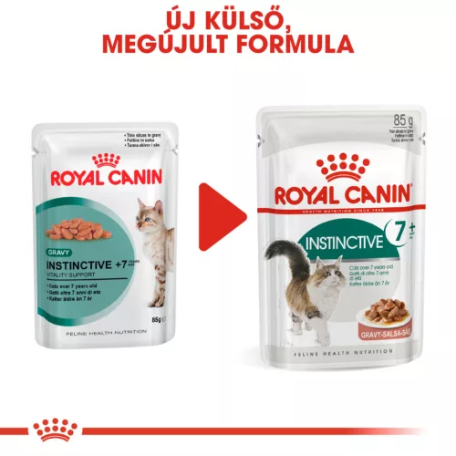 Royal Canin Feline Health Nutrition macska tasak adult 7+ Instinctive 12x85g