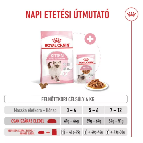 Royal Canin Feline Health Nutrition Kitten száraz macskaeledel 400g
