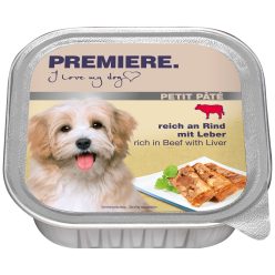 Premiere Petit Pate kutya tálka adult marha 11x150g