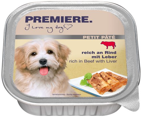 Premiere Petit Pate kutya tálka adult marha 11x150g