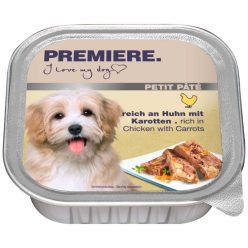 Premiere Petit Paté kutya tálka adult csirke 11x150g