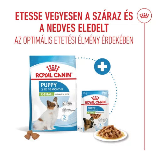 Royal Canin Size Health Nutrition X-Small száraz kutyaeledel puppy 1,5kg