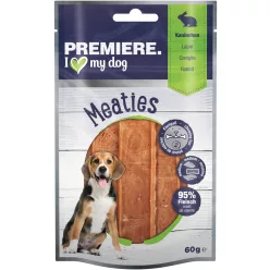 Premiere Pure Meaties kutya jutalomfalat nyúl 60g