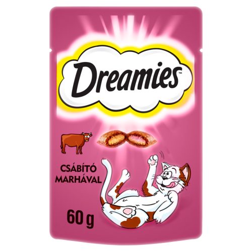Dreamies macska jutalomfalat marha 6x60g