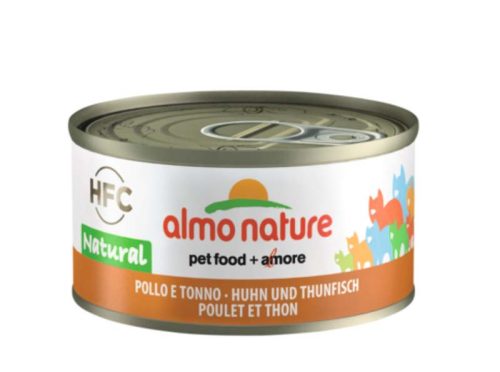 Almo Nature macska konzerv csirke&tonhal 24x70g