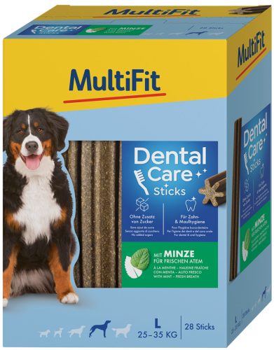 MultiFit DentalCare kutya jutalomfalat adult L 4x270g 28db