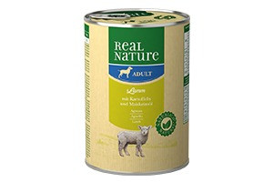REAL NATURE Classic kutya konzerv adult bárány&burgonya 6x400g