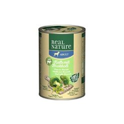   REAL NATURE Classic kutya konzerv adult borjú&brokkoli 6x400g
