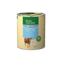   REAL NATURE Classic kutya konzerv junior borjú&baromfi 6x800g