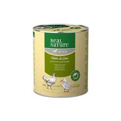 REAL NATURE Classic kutya konzerv senior csirke&kacsa 6x800g
