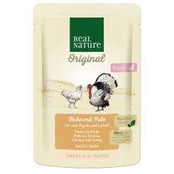 Real Nature Original macska tasak kitten szárnyas 12x85g
