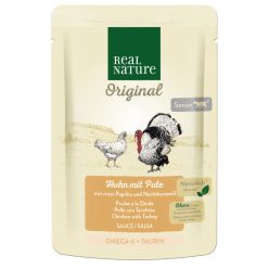   Real Nature Original macska tasak senior csirke&pulyka 12x85g