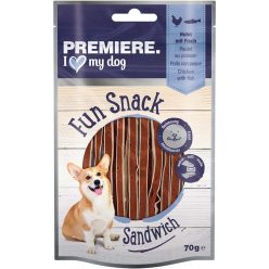 Premiere Meat Sandwich kutya jutalomfalat csirke&hal 70g