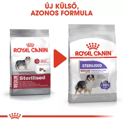Royal Canin Canine Care Nutrition Medium adult Sterilised száraz kutyaeledel 3kg
