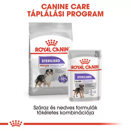 Royal Canin Canine Care Nutrition Medium adult Sterilised száraz kutyaeledel 3kg