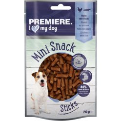 Premiere Mini Sticks kutya jutalomfalat csirke&hal 70g