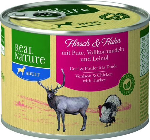 Real Nature Classic kutya konzerv adult vad&szárnyas 6x200g