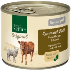   Real Nature Original kutya konzerv senior bárány&borjú 6x200g
