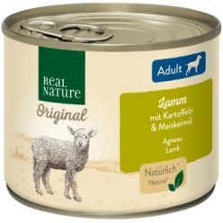   Real Nature Original kutya konzerv adult bárány&burgonya 6x200g