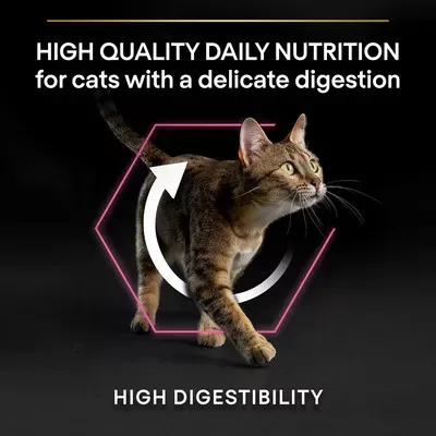Pro Plan Delicate Digestion száraz macskaeledel pulyka 400g