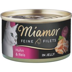   Miamor Feine Filets in Jelly macska konzerv csirke&rizs 24x100g