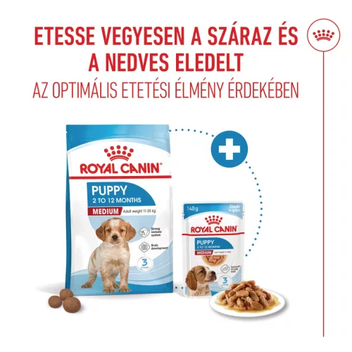Royal Canin Size Health Nutrition Medium puppy száraz kutyaeledel 15kg