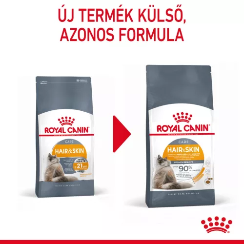 Royal Canin Feline Care Nutrition Hair&Skin Care száraz macskaeledel 2kg