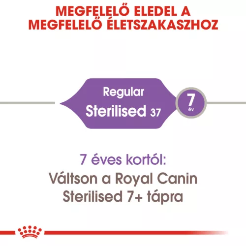 Royal Canin Feline Health Nutrition Sterilised 37 száraz macskaeledel 4kg