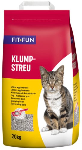 Fit+Fun Bioclean csomósodó macskaalom 20kg